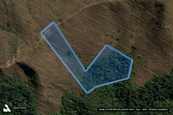 Imagem de satélite de Fazenda do Urubu - Gleba 2 em Rio Acima - MG
