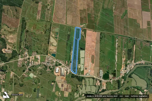 Imagem de satélite de SÍTIO SANTO ANTONIO - Parte 1 em Tijucas - SC