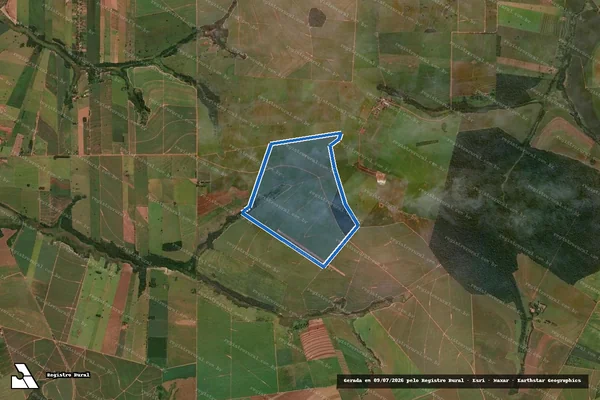 Imagem de satélite de FAZENDA PRIMAVERA em Santa Fé - PR