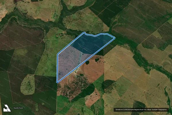 Imagem de satélite de Fazenda Isaura - Parcela 1 em Selvíria - MS