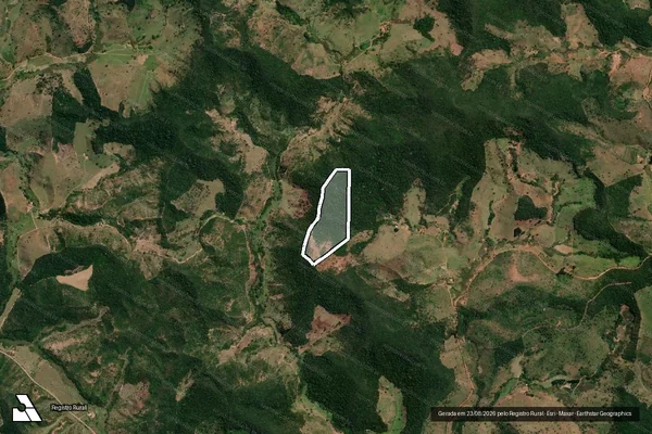 Imagem de satélite de FAZENDA BIMBARRA - Parte 1 em Malacacheta - MG