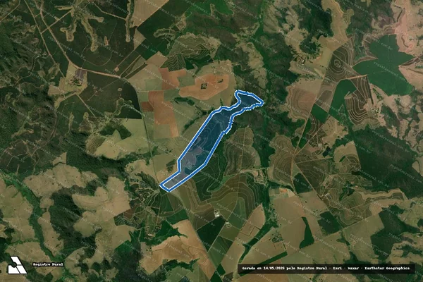 Imagem de satélite de Fazenda Umuarama - Fazenda Umuarama em Garça - SP
