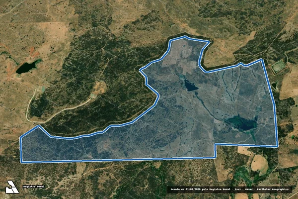 Imagem de satélite de SITIO JATOBA - Parte 1 em Pau dos Ferros - RN