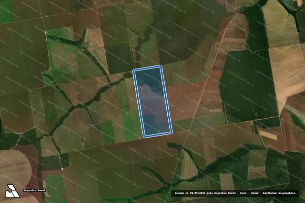 Imagem de satélite de LOTE Nº 550 QUADRA 2 - Parte 1 em Feliz Natal - MT