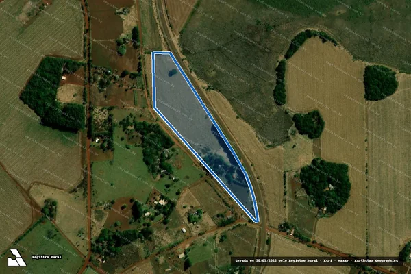 Imagem de satélite de Projeto de Assentamento Santa Catarina - LOTE 01A em Aral Moreira - MS