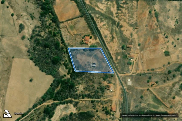 Imagem de satélite de SITIO VARZEA ALEGRE ? LOTE 0027 - Parte 1 em Iracema - CE