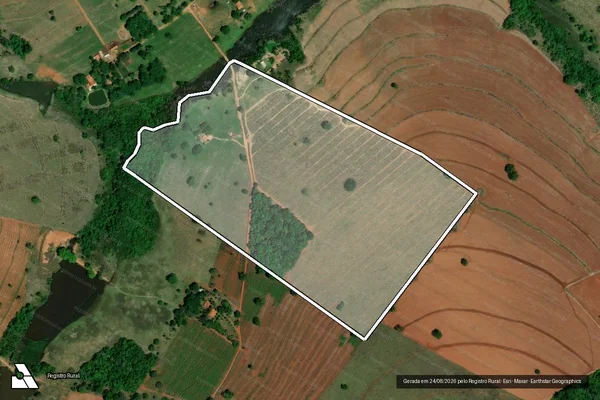 Imagem de satélite de FAZENDA SAPEZINHO - 001 em Itaguari - GO