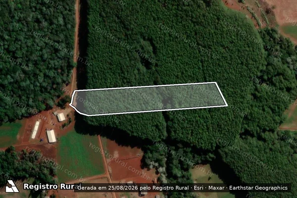 Imagem de satélite de LOTE 27 ? PA OLIVIO ALBANI - Parte 3 em Campo Erê - SC