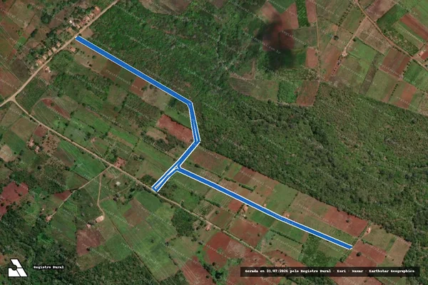 Imagem de satélite de P.A. COMPLEXO JACARÉ CURITUBA /  - ESTRADA INTERNA 93 em Poço Redondo - SE