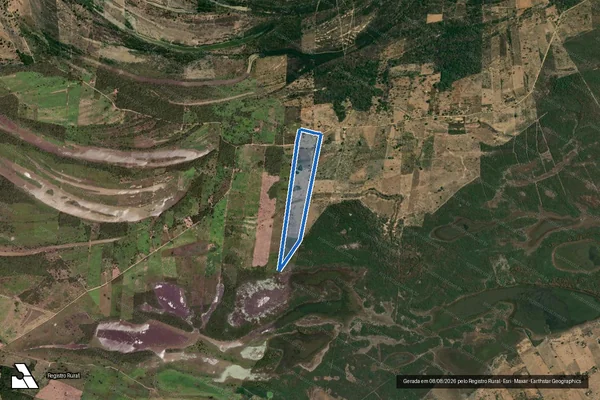 Imagem de satélite de Lote 30 - Projeto de Assentamento São Francisco II - Parte 1 em São Francisco - MG