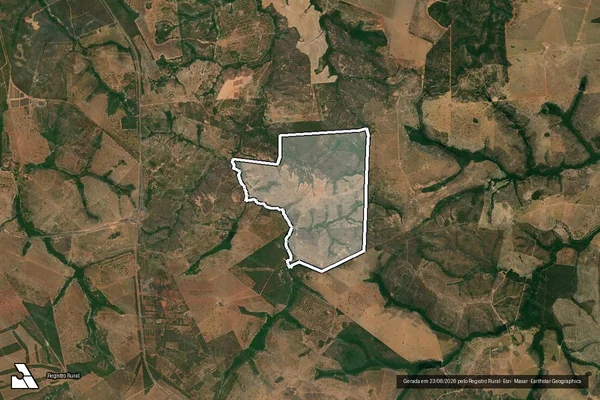 Imagem de satélite de FAZENDA AREIAS  - Parte 1 em Aragarças - GO