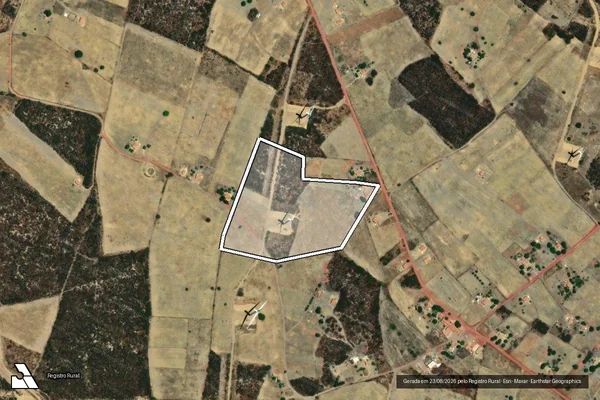 Imagem de satélite de SERRA DOS PEREIROS - Parte 1 em Caldeirão Grande do Piauí - PI