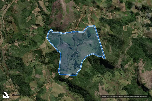 Imagem de satélite de Fazenda Capixaba - Parte 1 em Itaipé - MG