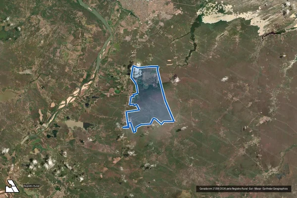Imagem de satélite de TABULEIROS LITORÂNEOS DO PIAUÍ - Parte 2 em Parnaíba - PI