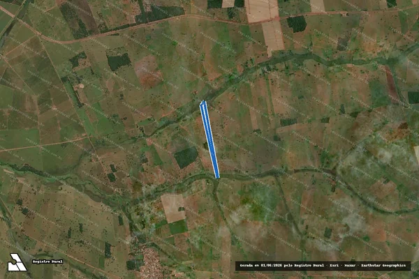 Imagem de satélite de FAZENDA SÃO JUDAS TADEU - PARTE 1 em Carneirinho - MG