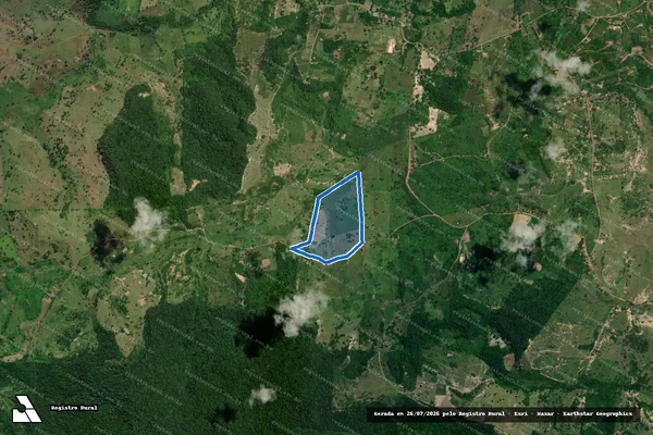 Imagem de satélite de FAZENDA LARANJEIRAS DOS PADRES - Parte 1 em São Sebastião do Passé - BA