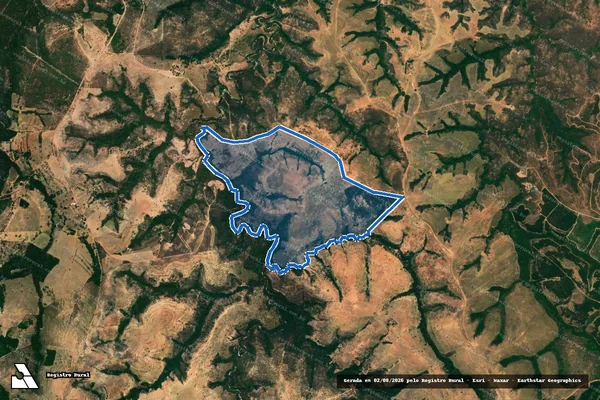 Imagem de satélite de FAZENDA PRATA DOS NETOS - Parte 2 em Presidente Olegário - MG