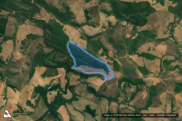 Imagem de satélite de Frieza - Parte 1 em Serranos - MG