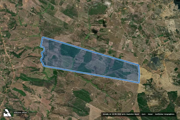 Imagem de satélite de FAZENDA ALVORADA - Parte 1 em Aquidabã - SE