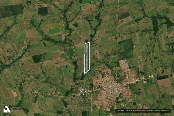 Imagem de satélite de Sítio Bom Sucesso - Parcela 001 em São José dos Quatro Marcos - MT
