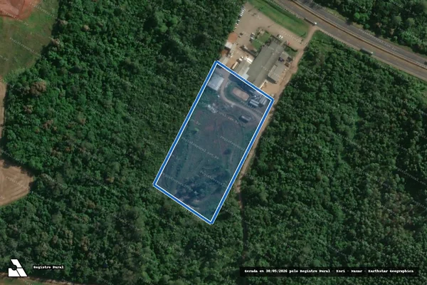 Imagem de satélite de DISTRITO INDUSTRIAL - Parte 1 em Bom Retiro do Sul - RS