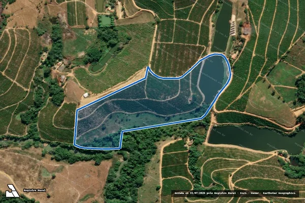 Imagem de satélite de SITIO BOA ESPERANÇA - PARCELA 02 em São Gabriel da Palha - ES