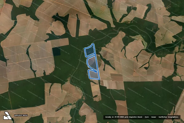 Imagem de satélite de FAZENDA CERUTTI - FAZ CERUTTI I em Sorriso - MT