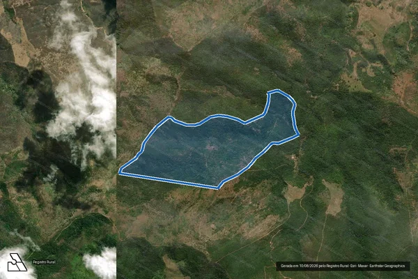 Imagem de satélite de FAZENDA POAINHA - Gleba 01 em Água Boa - MG