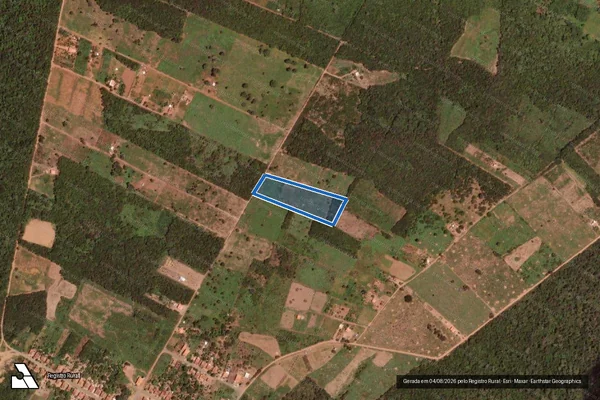 Imagem de satélite de Fazenda Saco Danta I - Lote 07 em Formosa do Rio Preto - BA