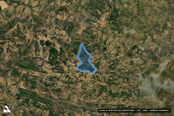 Imagem de satélite de FAZENDA BALSAMO - 001 em Jaraguá - GO