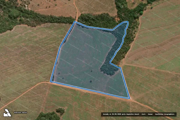 Imagem de satélite de FAZENDA SONHOS - Parte 1 em Campo Florido - MG
