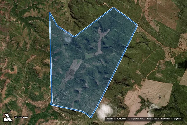 Imagem de satélite de FAZENDA PICOS – DATA TALHADA / PICOS em Palmeirais - PI