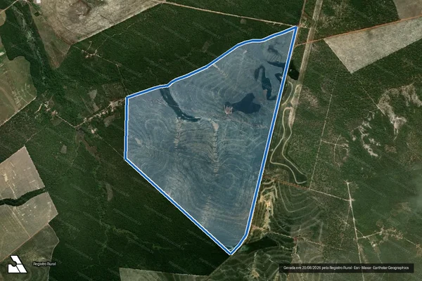 Imagem de satélite de Fazenda Bebedouro da Onça   - Parte 1 em Caxias - MA