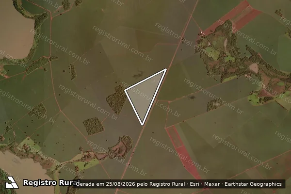 Imagem de satélite de FAZENDA SÃO FELIPE - Parte 1 em Turvelândia - GO