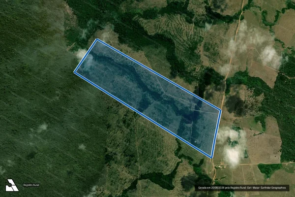 Imagem de satélite de FAZENDA  VALE DO SOL - Parcela 1 em São Félix do Xingu - PA