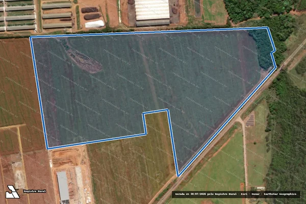 Imagem de satélite de Fazenda Arapuã ? A - Parte 1 em Primavera do Leste - MT
