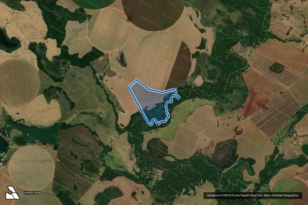 Imagem de satélite de Fazenda Nova da Barra - Parte 3 em Paraúna - GO