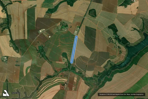 Imagem de satélite de Imóvel Rural - Gleba B em Santa Bárbara d'Oeste - SP