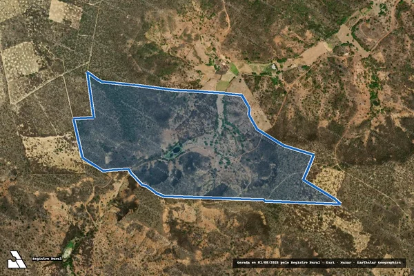 Imagem de satélite de SÍTIO RIACHO DA AREIA – FAZENDA VARZEA COMPRIDA em Afrânio - PE