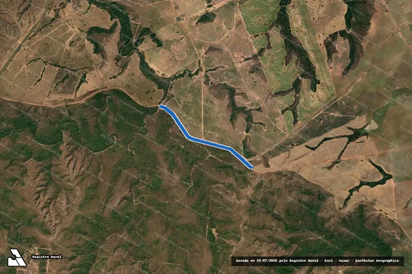 Imagem de satélite de FAZENDA MARIA BENTA II ? ESTRADA MUNICIPAL - Mat. nº 4.309 ? Estrada Municipal em Nova Nazaré - MT