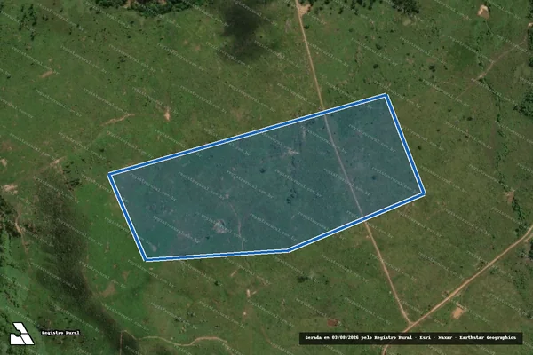 Imagem de satélite de FAZENDA SOSSEGO, LOTE-168 - Parte 1 em Marabá - PA