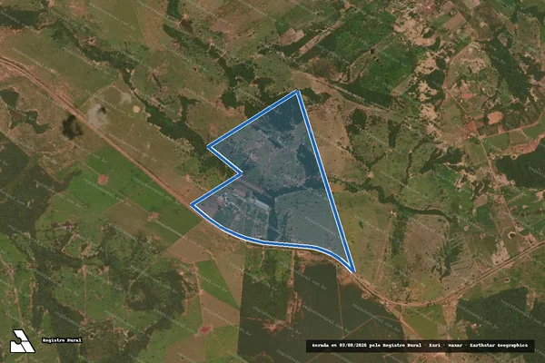 Imagem de satélite de FAZENDA SANTA CLARA em Rondonópolis - MT