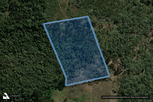 Imagem de satélite de Lote Rural  - Parcela 1 em Porto União - SC
