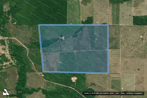 Imagem de satélite de FAZENDA SANTA MARIA A2 ? PART II - Parte 1 em Aurora do Pará - PA