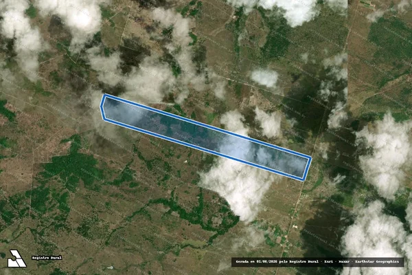 Imagem de satélite de CEARA FAZENDA - Parte 1 em Santa Luzia do Paruá - MA