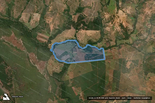 Imagem de satélite de FAZENDA SANTA ENGRACIA - SANTA ENGRACIA em Engenheiro Navarro - MG