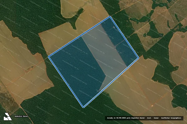 Imagem de satélite de FAZENDA ALPINO - FAZENDA ALPINO em Juara - MT