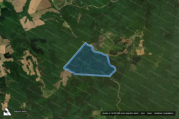 Imagem de satélite de Fazenda Inga - Gleba 01 em Tijucas do Sul - PR