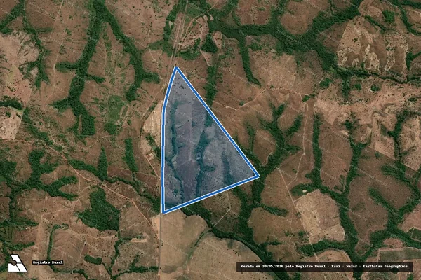 Imagem de satélite de FAZENDA MATO VERDE - FAZ. MATO VERDE- 01 em Abreulândia - TO