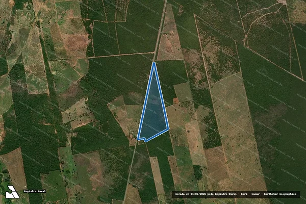 Imagem de satélite de FAZENDA ESTÂNCIA GOIÂNIA 4 - Parte 1 em Santana - BA